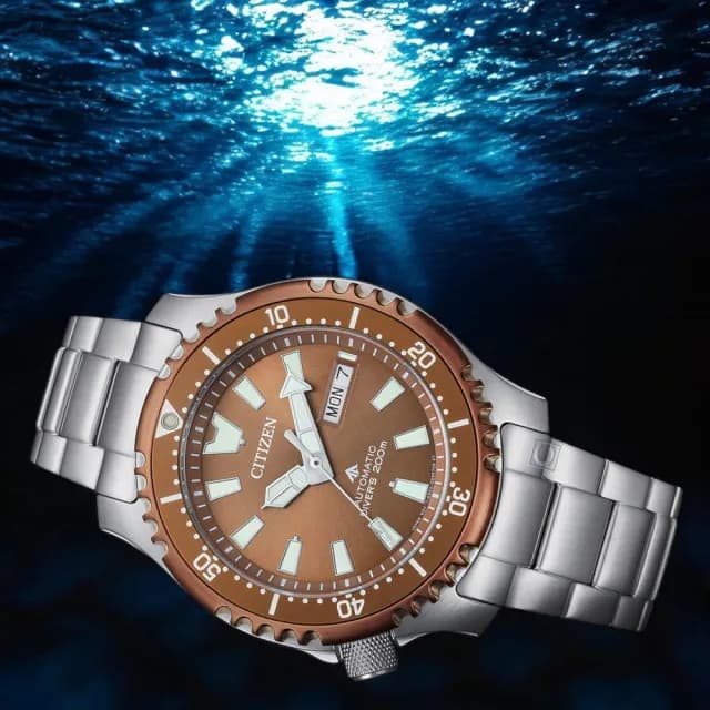【CITIZEN 星辰】Promaster 鋼鐵河豚 限量 潛水錶 機械錶 男錶 手錶42mm 禮物 推薦(NY0164-65X)