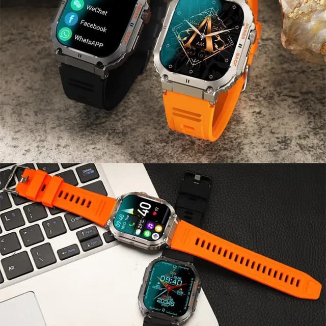 【MIVSEN】K57PRO 智慧型通話手錶(24小時心率血氧  運動手環)