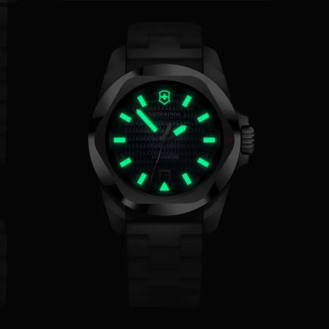 【VICTORINOX 瑞士維氏】I.N.O.X. Automatic機械錶套組 41mm 送禮推薦(VISA-242020)