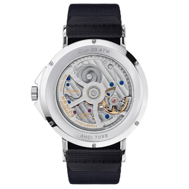 【NOMOS】Ahoi系列 自動上鍊 小秒針 機械腕錶 母親節 禮物 推薦 40.3mm(550)