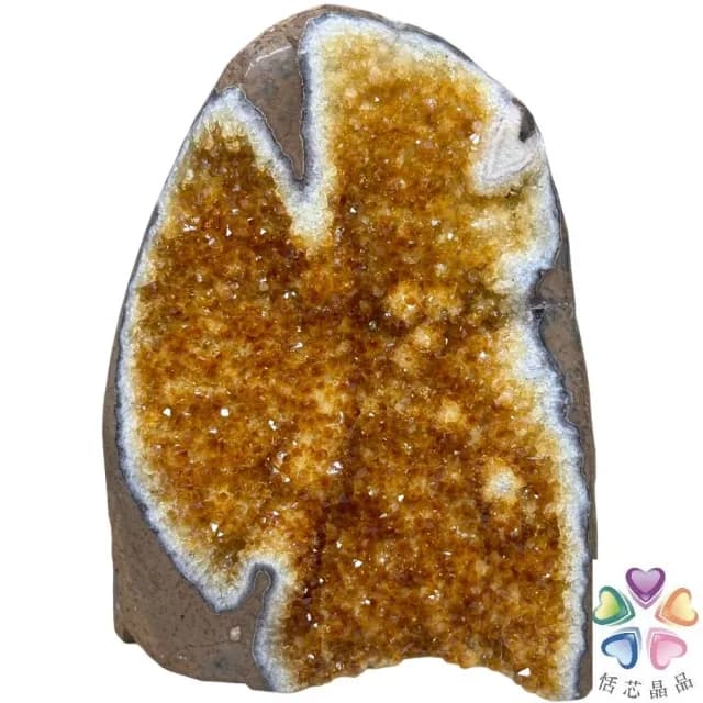 【恬芯晶品】Y10頂級烏拉圭ESP黃水晶開運招財(辦公室消磁淨化風水財運財位招貴人紫晶鎮禮物補財庫)