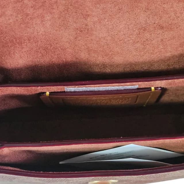【COACH】CASSIE 17 經典 SIGNATURE 帆布雙背帶斜背手袋(咖啡荖花/贈原廠防塵袋紙袋七夕情人節)