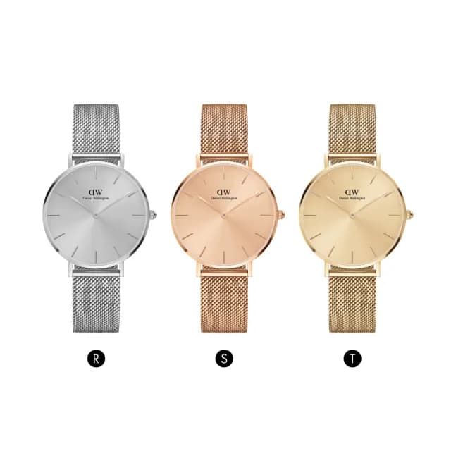 【Daniel Wellington】DW 手錶  Quadro、幻彩系列20X26、方錶、小圓錶、米蘭金屬錶(多款任選)