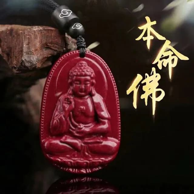 【Penny珮妮】生肖龍蛇守護神普賢菩薩硃砂項鍊吊墜(母親節/送女友/送閨蜜/生日禮物/送男友/父親節)