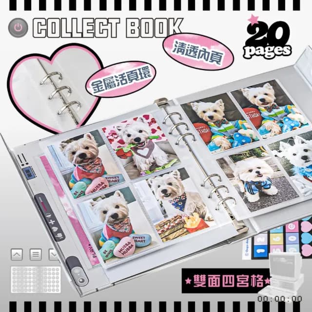 【手作禮物】OOPSDAY復古CD/小卡收納冊(DIY生日禮物 追星 集卡冊 拍立得 底片 名片收納 相簿 相片 相冊)