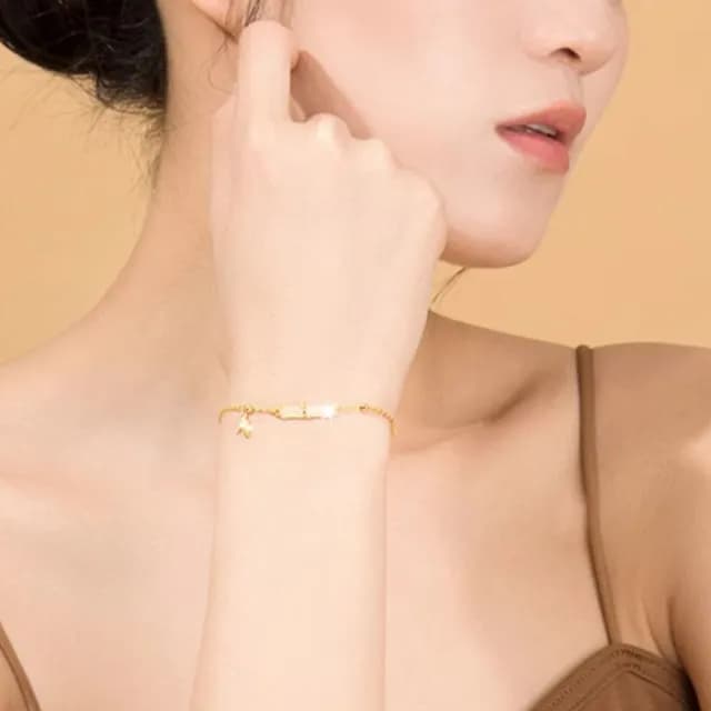 【LEEHER】雙11 寶石手鍊/竹節手鍊/純銀手鍊/猫眼石手鍊/手鍊/保平安/小眾設計/百搭飾品/開運手