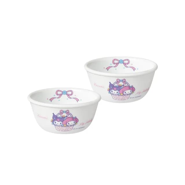 【CorelleBrands 康寧餐具】酷洛米與美樂蒂 小羹碗兩件組(177ML小羹碗x2)