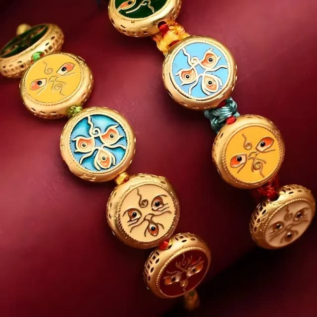 【匠心之作】純手工編織五路財神手鍊(招財 開運 旺財運 手環 手繩 禮物)