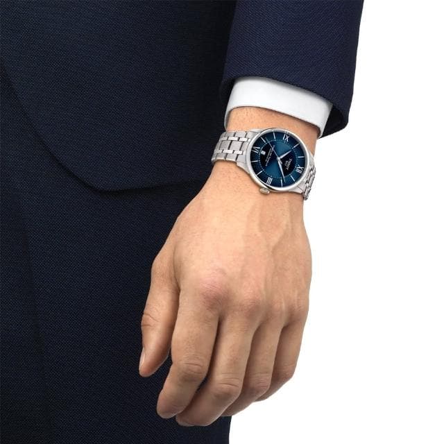 【TISSOT 天梭】杜魯爾系列 紳士機械腕錶 禮物 推薦(T1394071104800)