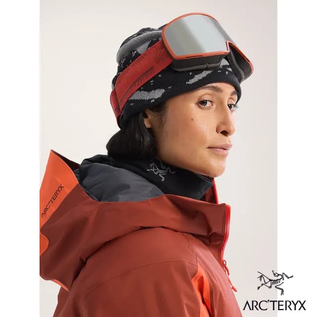 【Arcteryx 始祖鳥官方直營】Rho 輕量羊毛圍脖(紅衫紅)