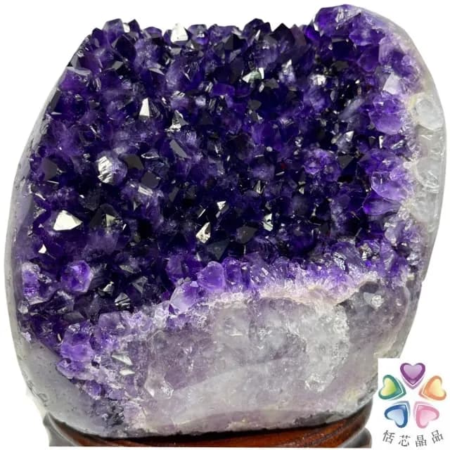 【恬芯晶品】M12頂級烏拉圭帝王紫水晶開運招財(辦公室消磁淨化風水財運財位招貴人紫晶鎮禮物補財庫)