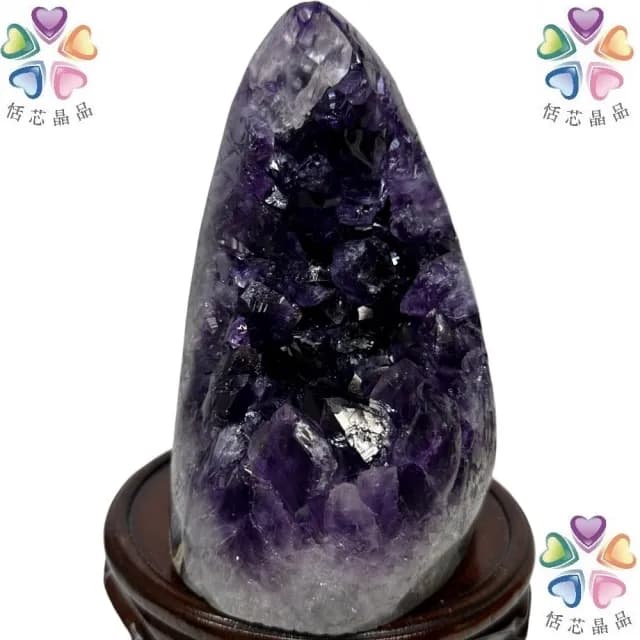 【恬芯晶品】M7頂級烏拉圭帝王紫水晶開運招財(辦公室消磁淨化風水財運財位招貴人紫晶鎮禮物補財庫)