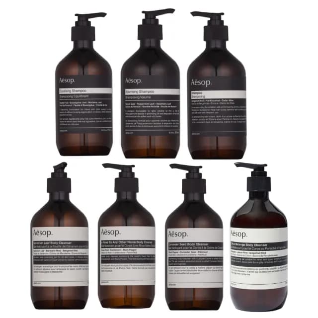【Aesop】身體潔膚露/洗髮精500ml 雙入組(國際航空版/多款任選)