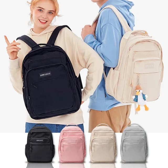 【Her】雙11 運動後背包 聖誕交換禮物 日系防潑水背包 學生雙肩包 減壓背包 男女背包 防水包 15