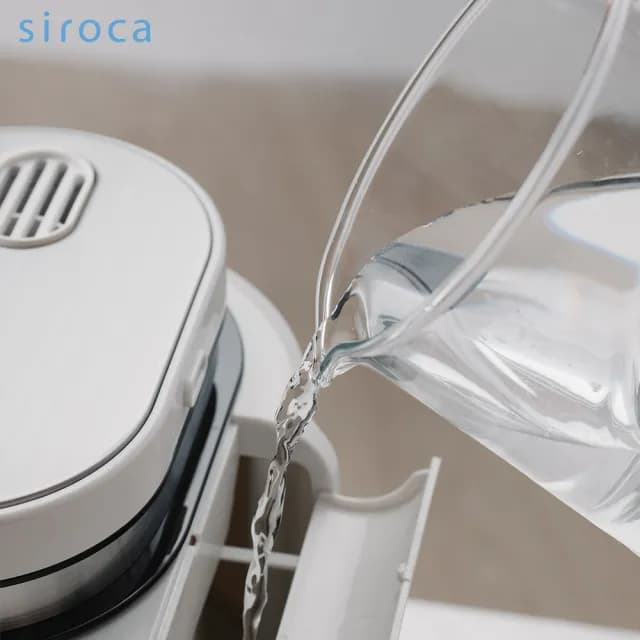【Siroca】自動研磨咖啡機 SC-A1210W(完美白)