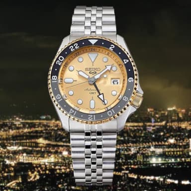 【SEIKO 精工】5 Sports 台灣70週年限量 GMT機械錶 母親節 禮物推薦_SK028(SSK044K1/4R34-00M0K)