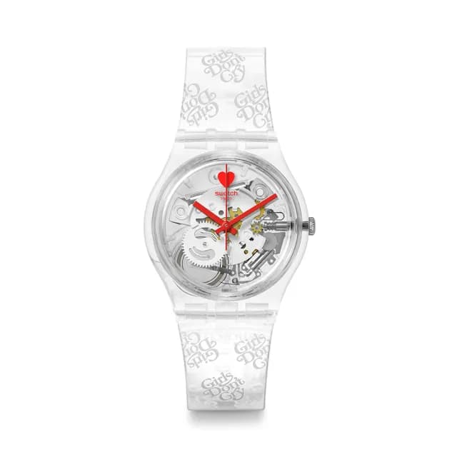 【SWATCH】Gent 原創系列手錶 GIRLS DON T CRY BY VERDY 男錶 女錶 手錶 瑞士錶 錶(34mm)