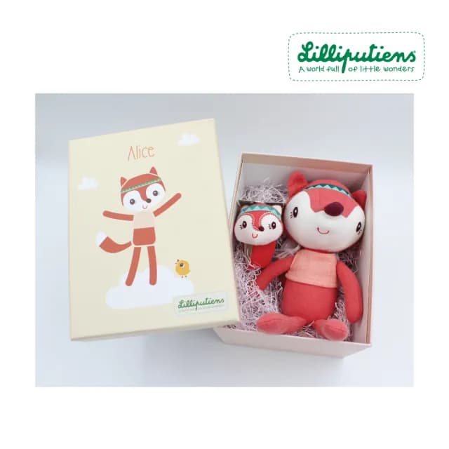 【比利時Lilliputiens】好安心玩偶彌月禮盒-多款可選(彌月禮 新生兒禮物 安撫娃娃)