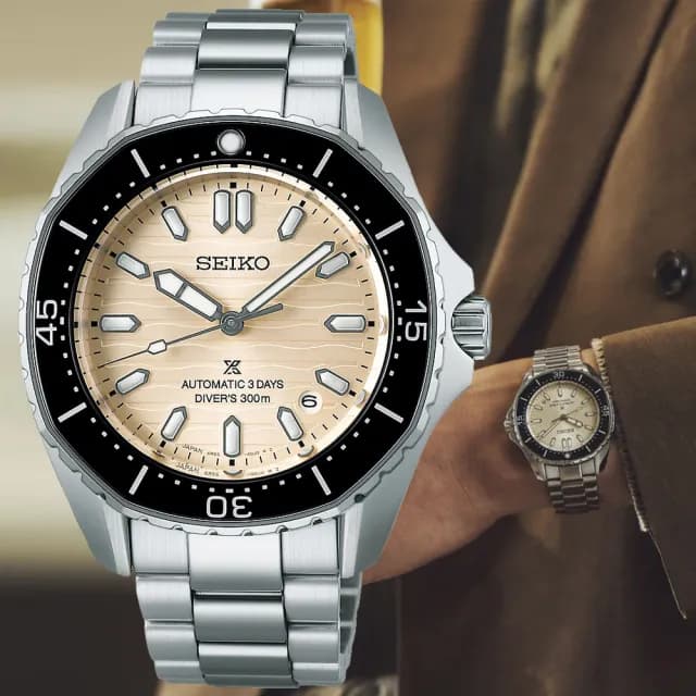 【SEIKO 精工】潛水機械腕錶 七夕 情人節 禮物 送禮 推薦(SPB481J1/6R55-00J0S)