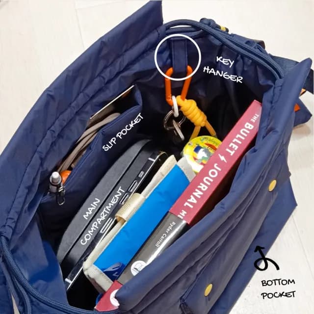 【HUKMUM】雙11 泰國設計潮牌HUKMUM Jeeper 束口斜背包肩背包 尼龍斜跨包(交換禮物/聖誕禮物)