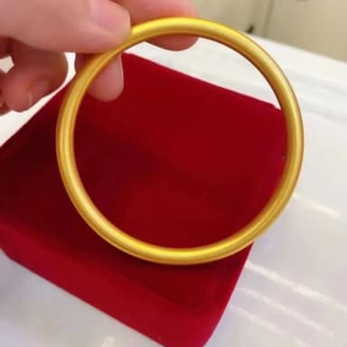【Penny珮妮】古法傳承沙金手鐲3mm3尺寸可選(母親節禮物/交換禮物/送女友/生日禮物/情人節)