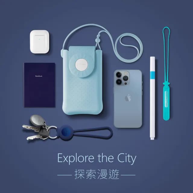 【Bone 蹦克】情人節禮物 泡泡斜背手機包(隨身小包 無鉤設計)