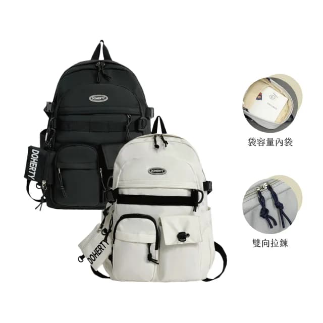 【Haoner】父親節禮物 原宿日系後背包 後背包 學生背包 大容量後背包 登山包(休閒後背包 旅行背包 筆電後背