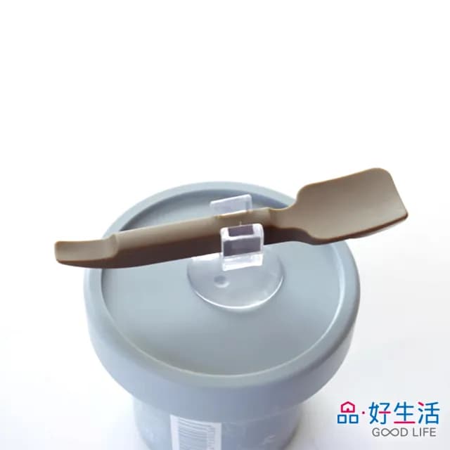 【GOOD LIFE 品好生活】兩用吸盤式保養品矽膠挖杓(日本直送 均一價)
