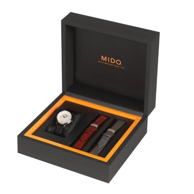【MIDO 美度】永恆系列 特別版真鑽機械套錶 母親節 禮物 推薦(M0392071610600)