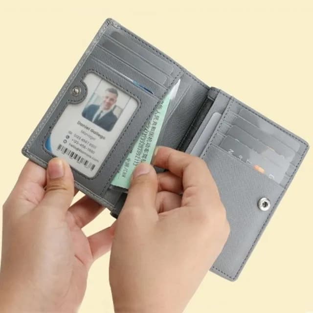 【LEESA】雙11 牛皮錢包\短夾\小錢包\零錢包\錢包\短夾\卡夾\皮包\多功能\拉鍊短夾\生