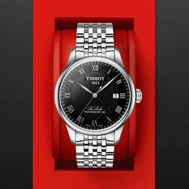 【TISSOT 天梭】LE LOCLE 力洛克系列 機械腕錶 母親節 禮物 推薦(T0064071105300)