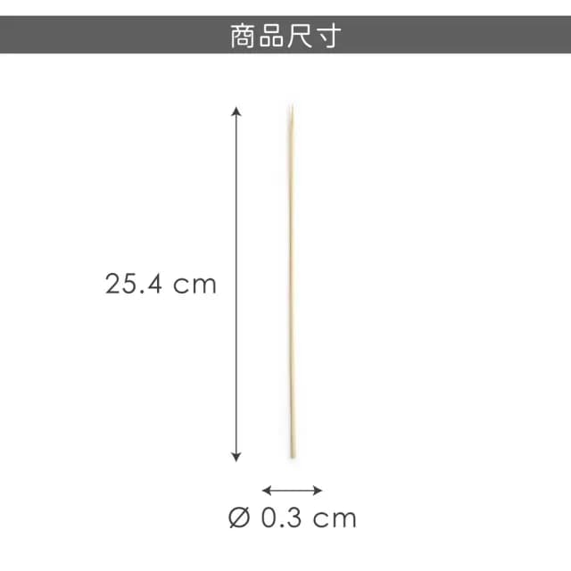 【FOXRUN】烤肉竹籤100入 25.4cm  / 燒烤串叉 烤肉用具 中秋節 露營烤肉 BBQ