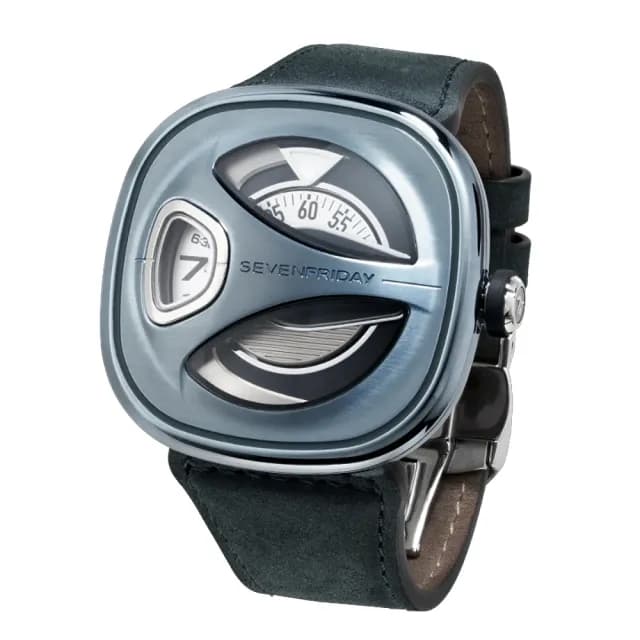 【SEVENFRIDAY】ME系列 青石藍 流線型機械錶 送禮 禮物 推薦(ME3/01)