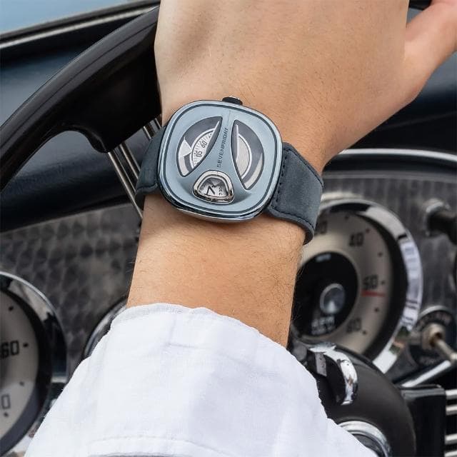 【SEVENFRIDAY】ME系列 青石藍 流線型機械錶 送禮 禮物 推薦(ME3/01)