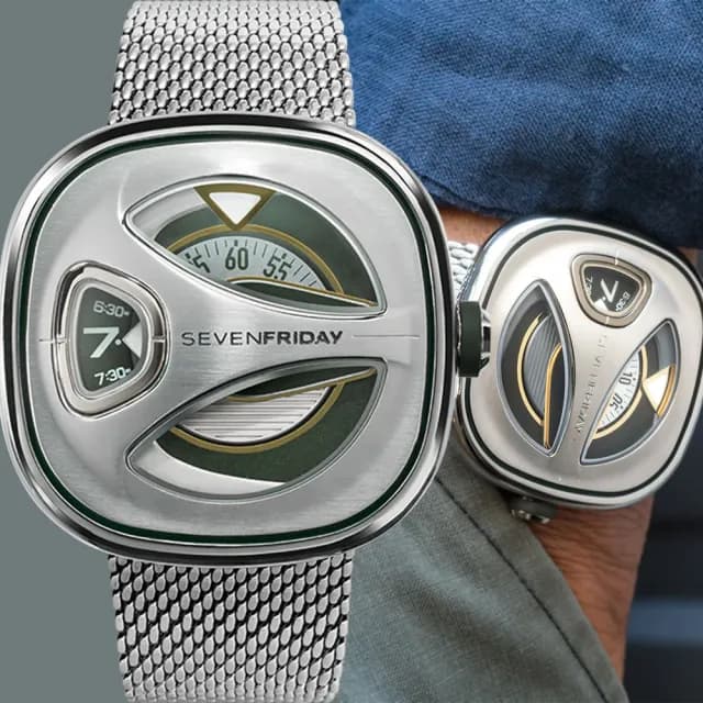 【SEVENFRIDAY】ME系列流線型 米蘭鍊帶機械錶 送禮 禮物 推薦(ME1/02M)