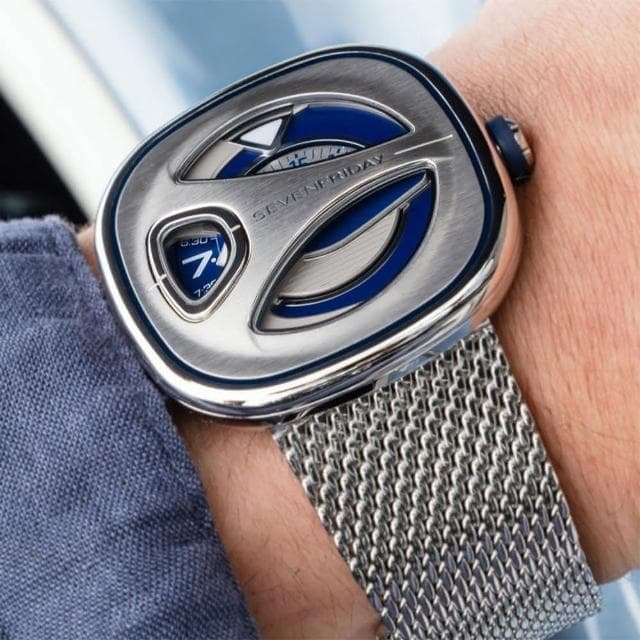 【SEVENFRIDAY】ME系列流線型 米蘭鍊帶機械錶 送禮 禮物 推薦(ME1/01M)