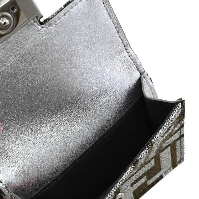【FENDI 芬迪】品牌雙F緹花100%純喀什米爾羊毛保暖披肩長圍巾(黑黃)