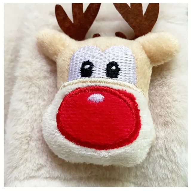 【橘魔法】可愛麋鹿公仔娃娃保暖圍脖(圍巾 聖誕  過年 喜宴 新年 寒流 保暖 兒童 女童 男童 交換禮物)