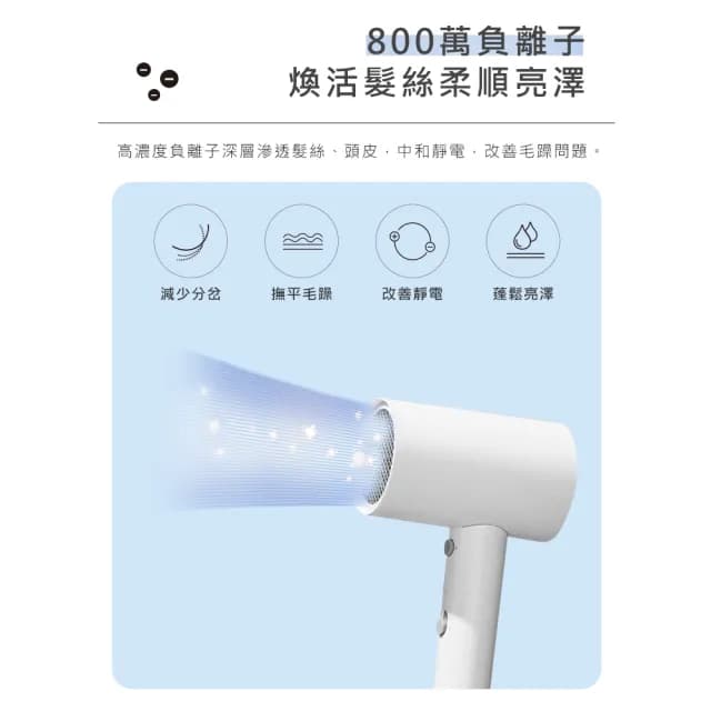 【SAMPO 聲寶】負離子吹風機(ED-Z2101NL)