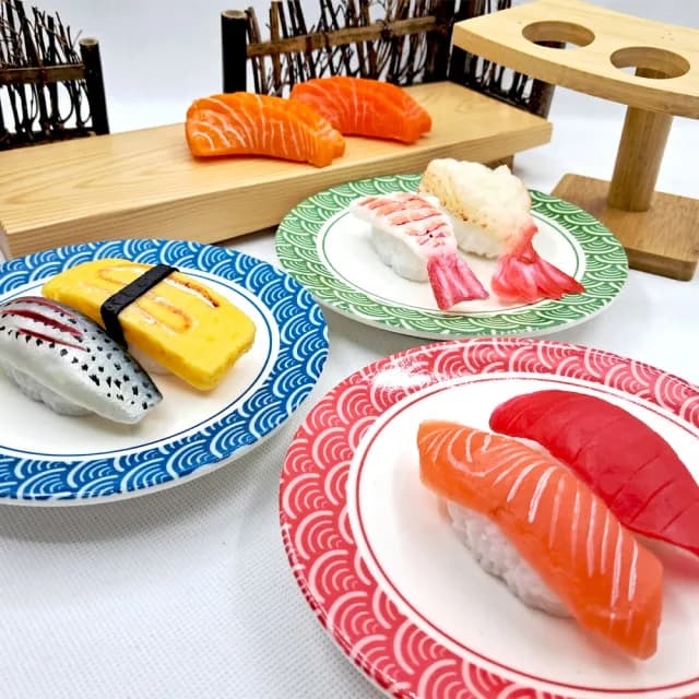 【果果森林】大尺寸4入組 日本料理擬真壽司冰箱貼/便條紙磁鐵/辦公室小物(聖誕節禮物 入厝禮物 生日禮物)