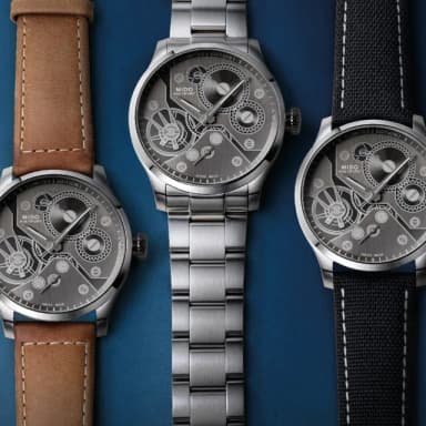 【MIDO 美度】Multifort 先鋒系列90周年限量版 手動上鍊機械錶-44mm 520禮物 送禮 手錶(M0386051106000)