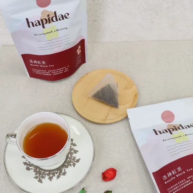 【hapidae】經典特色洛神紅茶3gx15入(洛神花紅茶;三角茶包)