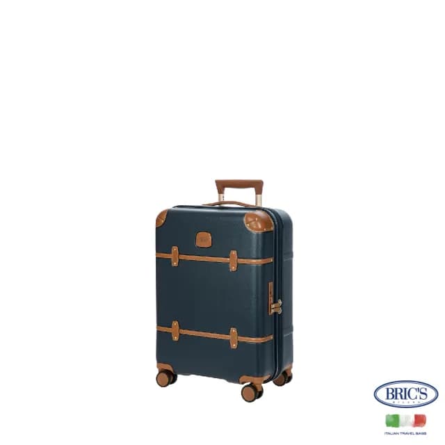 【BRIC S】義大利經典款 21吋 登機箱 防潑水拉鍊箱(行李箱/ 旅行箱/ 雙輪飛機輪)
