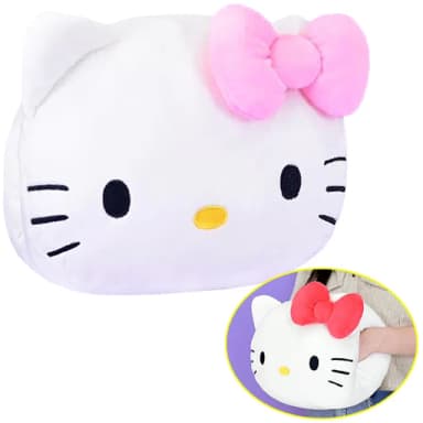 【TDL】凱蒂貓HELLO KITTY暖手枕抱枕午安枕午睡枕靠枕靠墊 89487(生日禮物 聖誕節)