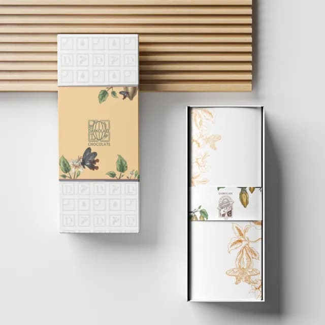 【多儂莊園工坊】85% 黑巧克力 45片 禮盒 母親節禮物(巧克力禮盒  Darkolake 情人節禮物)