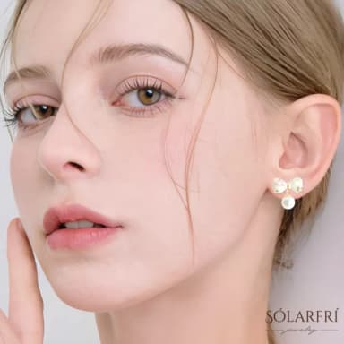 【SOLARFRi】銀針耳環｜優選親膚材質配戴舒適 附品牌禮盒包裝(閨蜜情人女友母親老婆禮物)