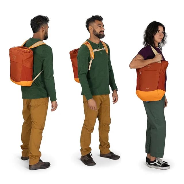 【Osprey】情人節禮物 Daylite Tote Pack 20 托特包 綠色樹冠/綠色溪流(單肩包 肩背包 後背包 手提包)
