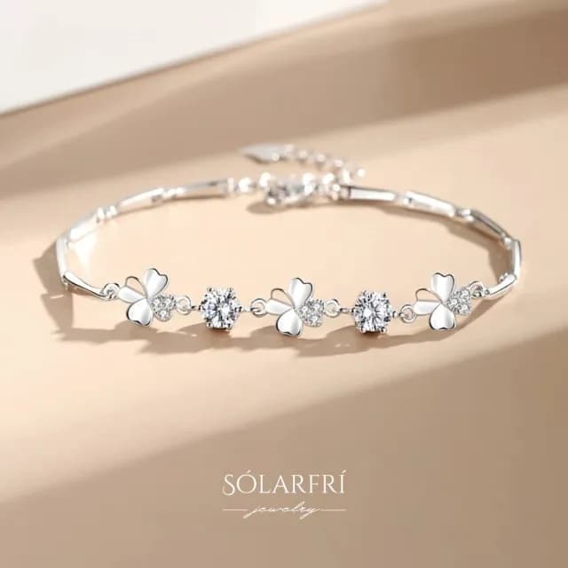 【SOLARFRi】輕奢設計款手鍊｜女士手鏈可調整手圍大小 附禮盒包裝(閨蜜女友老婆情人生日禮物)