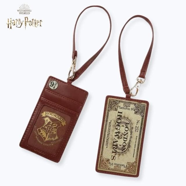 【Harry Potter 哈利波特】高質感名人貴氣皮革票卡夾證件套識別證套交通票卡夾(聖誕交換生日禮物正版授權)