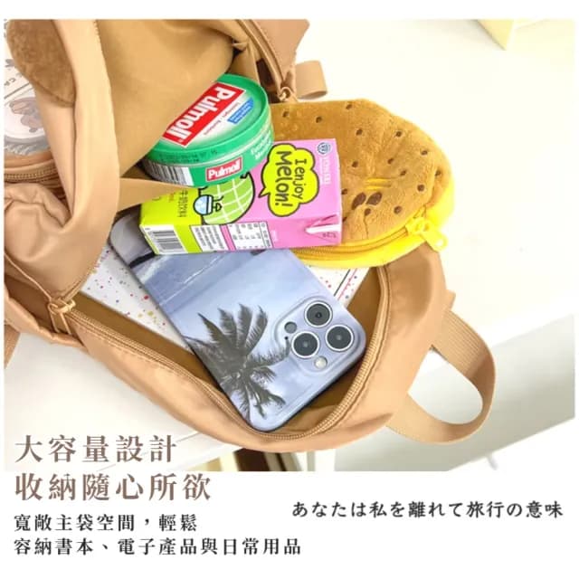 【自由裝飾】卡皮巴拉透明格後背包(痛包 穿搭配件 娃包 書包 肩背包 雙肩包 兒童 生日 交